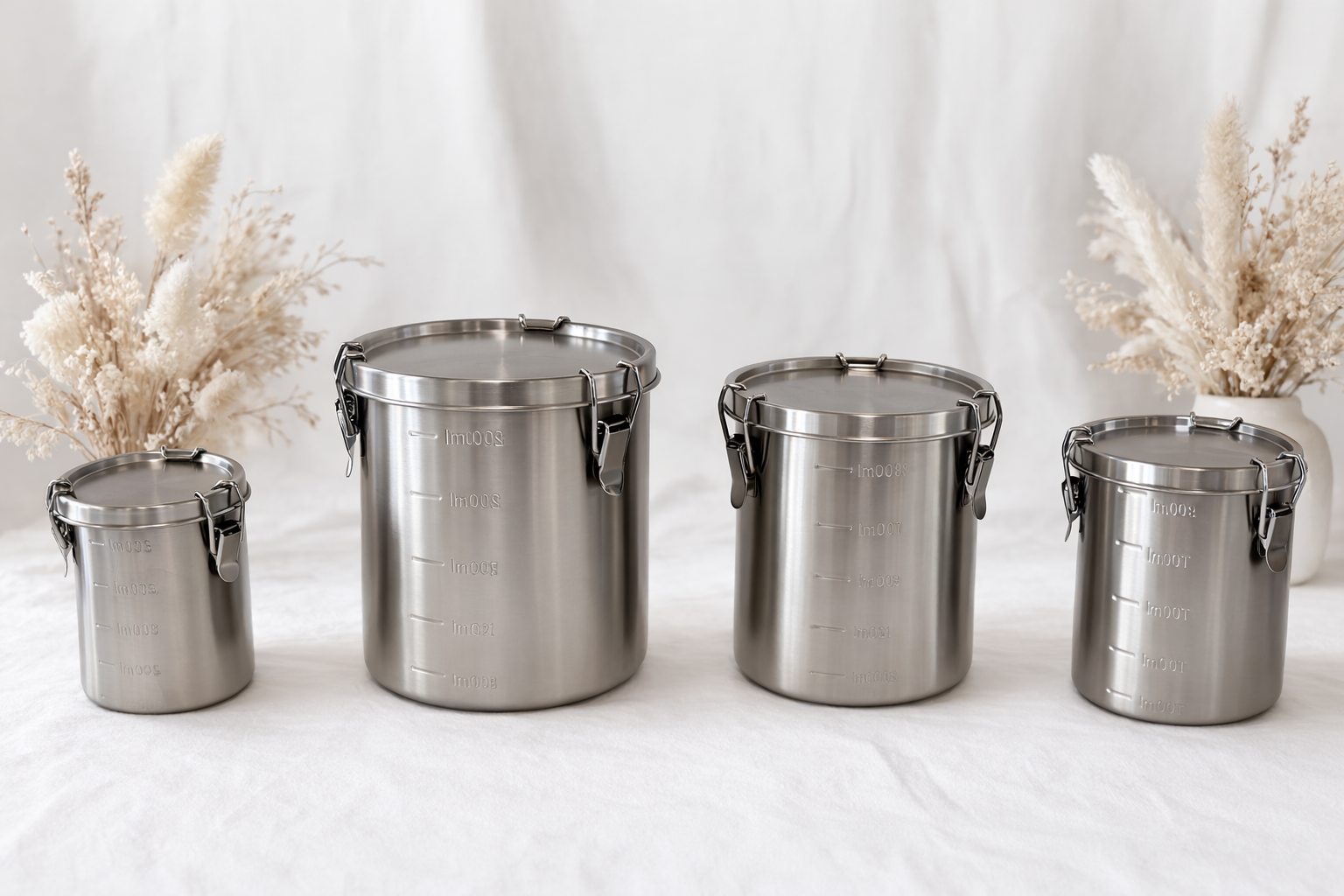 Aufbewahrungsbox / Vorratsdose - Edelstahl personalisiert / Name