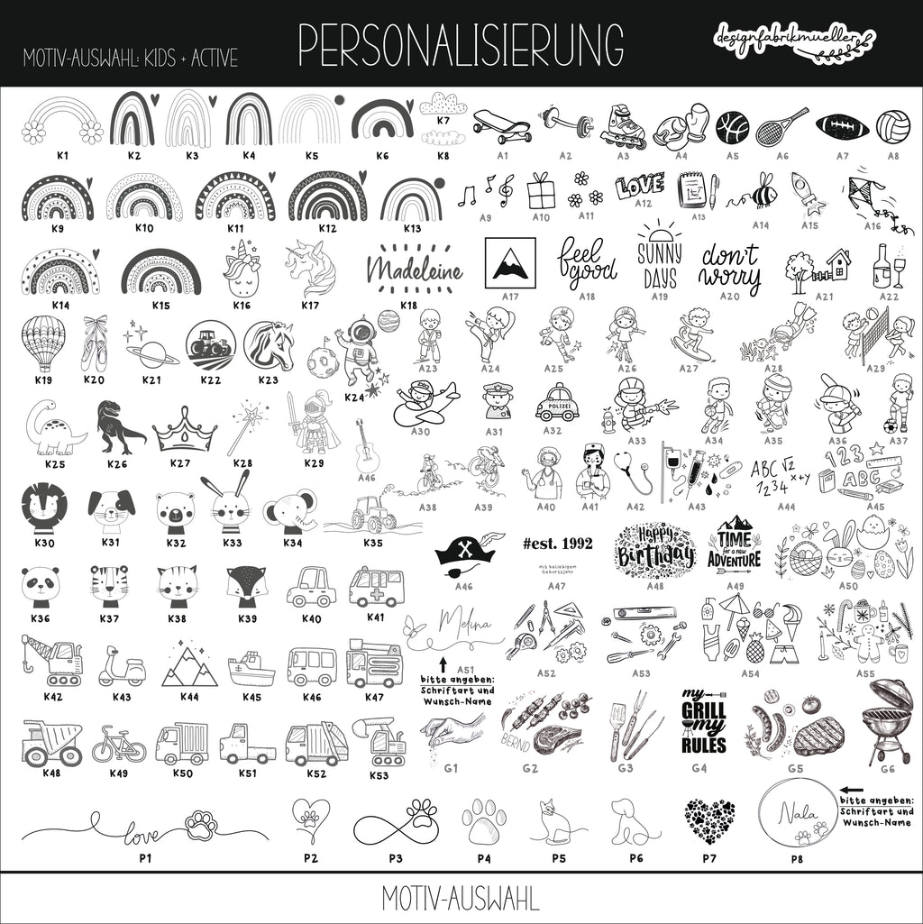 Trinkflasche Edelstahl mit Bambusdeckel schwarz, weiß, silber, grau oder olivgrün - Personalisiert