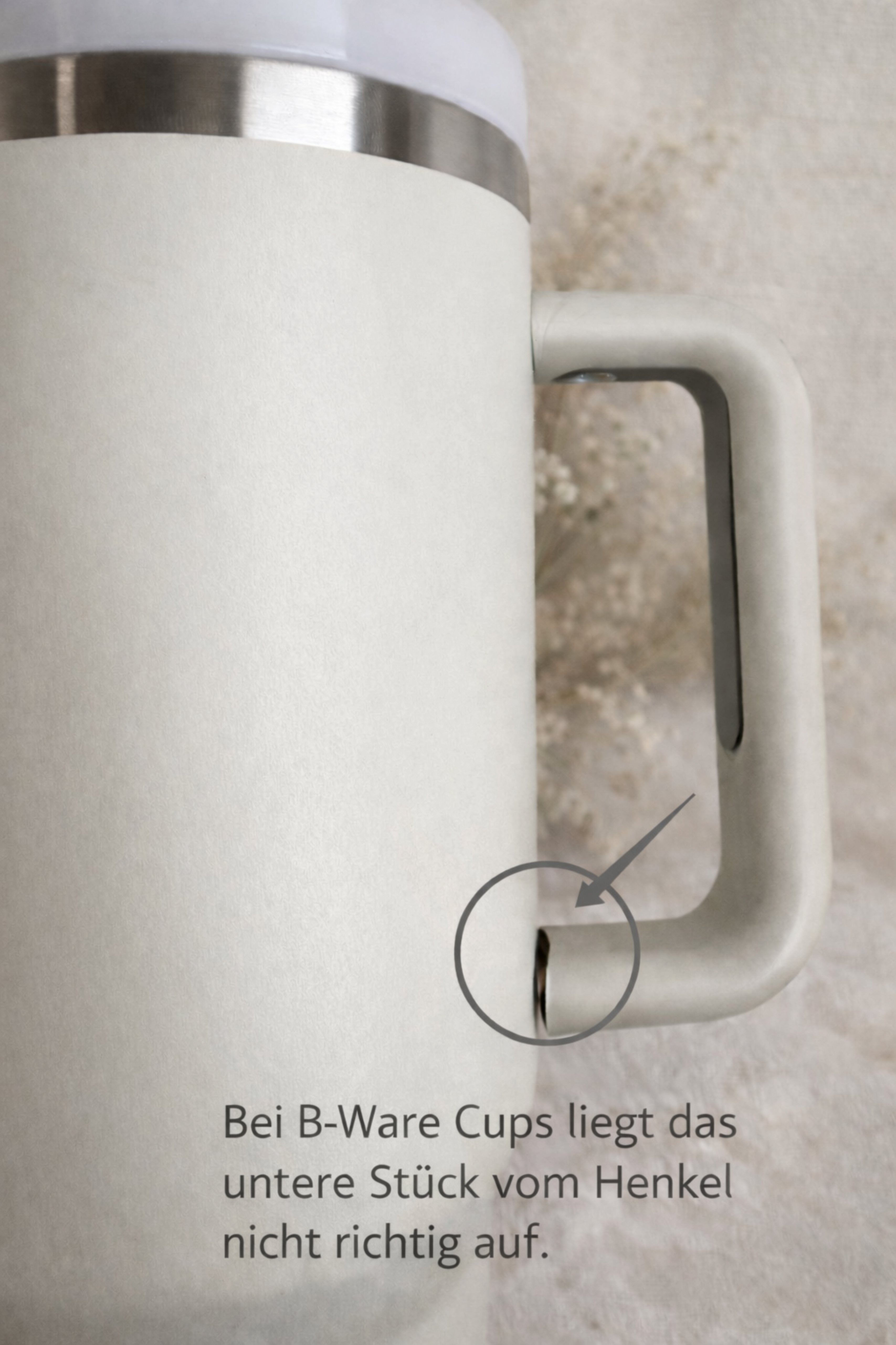 B-Ware ! Edelstahl Trinkbecher mit Strohhalm | Thermo Tumbler Cup | 1,1L 40oz | personalisiert | lasergravur | Achtung: 2.Wahl