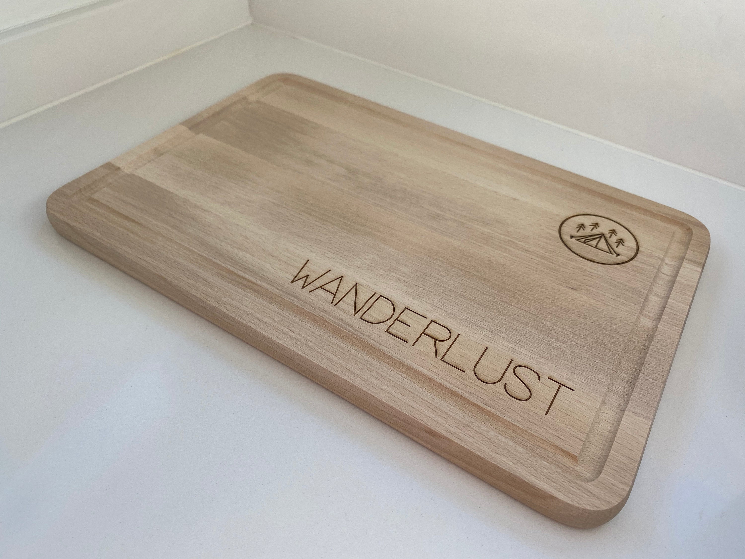 Schneidebrett Holzbrett - individuelle Gravur / Personalisiert 30x20cm
