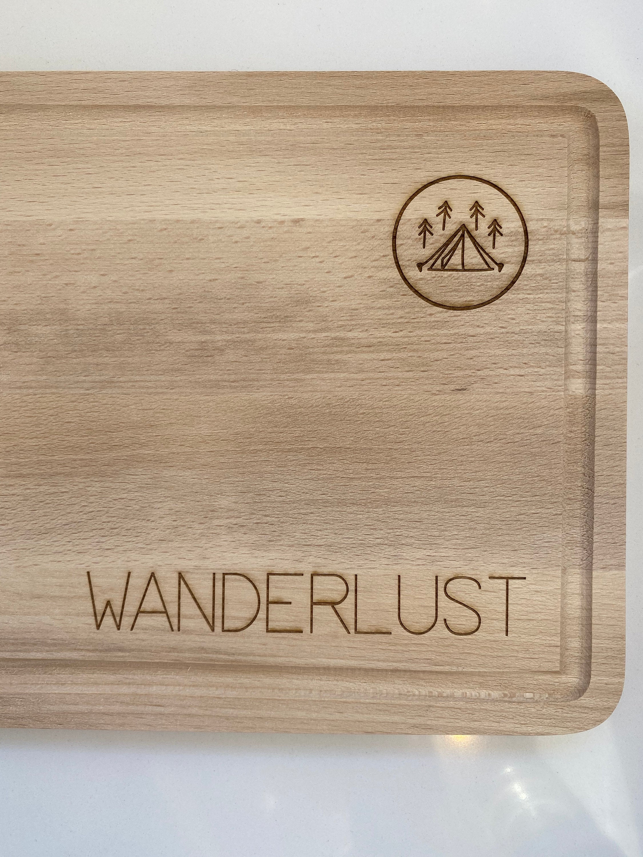Schneidebrett Holzbrett - individuelle Gravur / Personalisiert 30x20cm