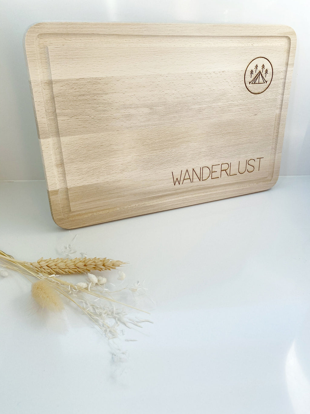 Schneidebrett Holzbrett - individuelle Gravur / Personalisiert 30x20cm