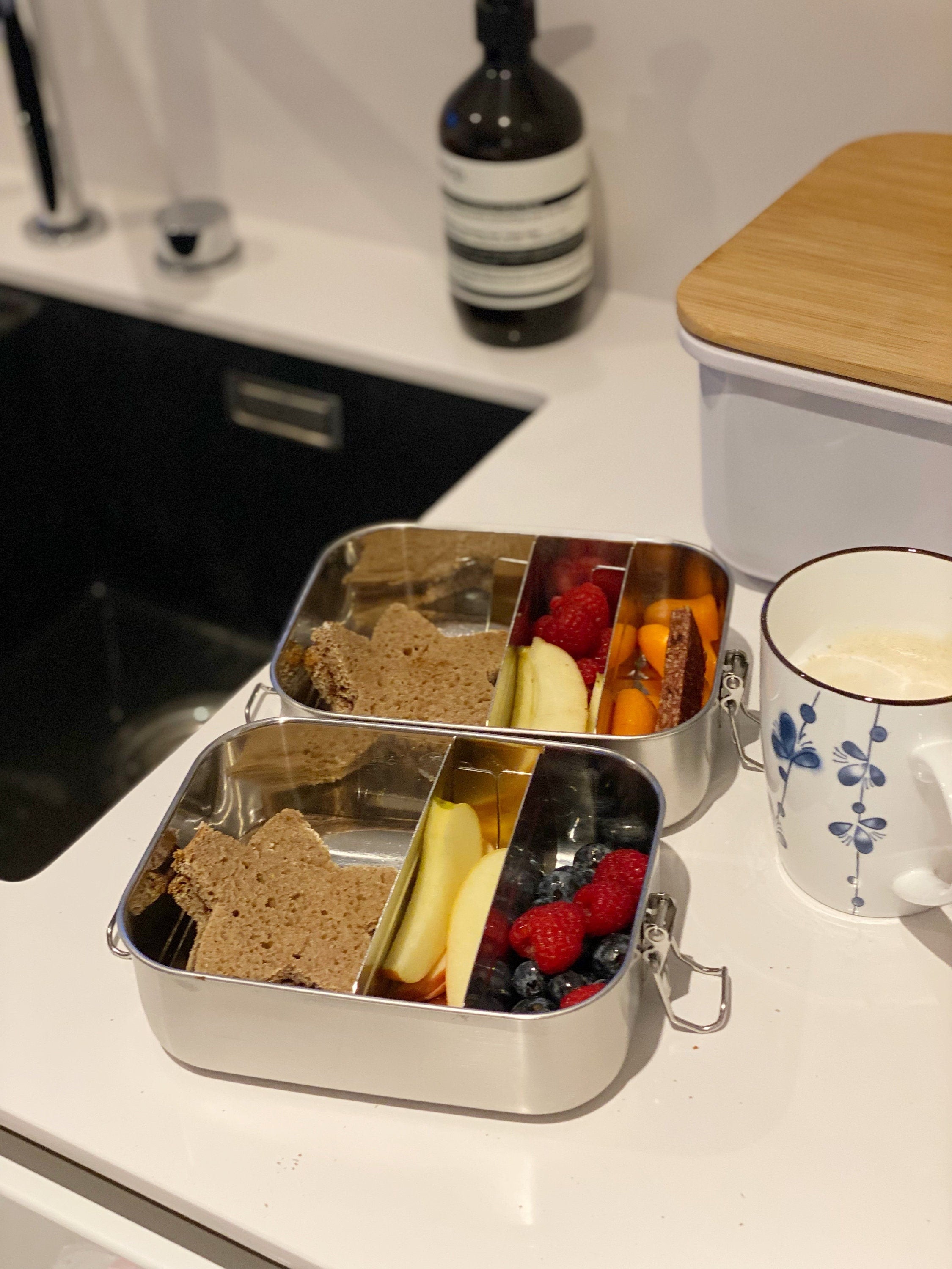 Trennsteg für Brotdose 800ml 1400ml - Edelstahl