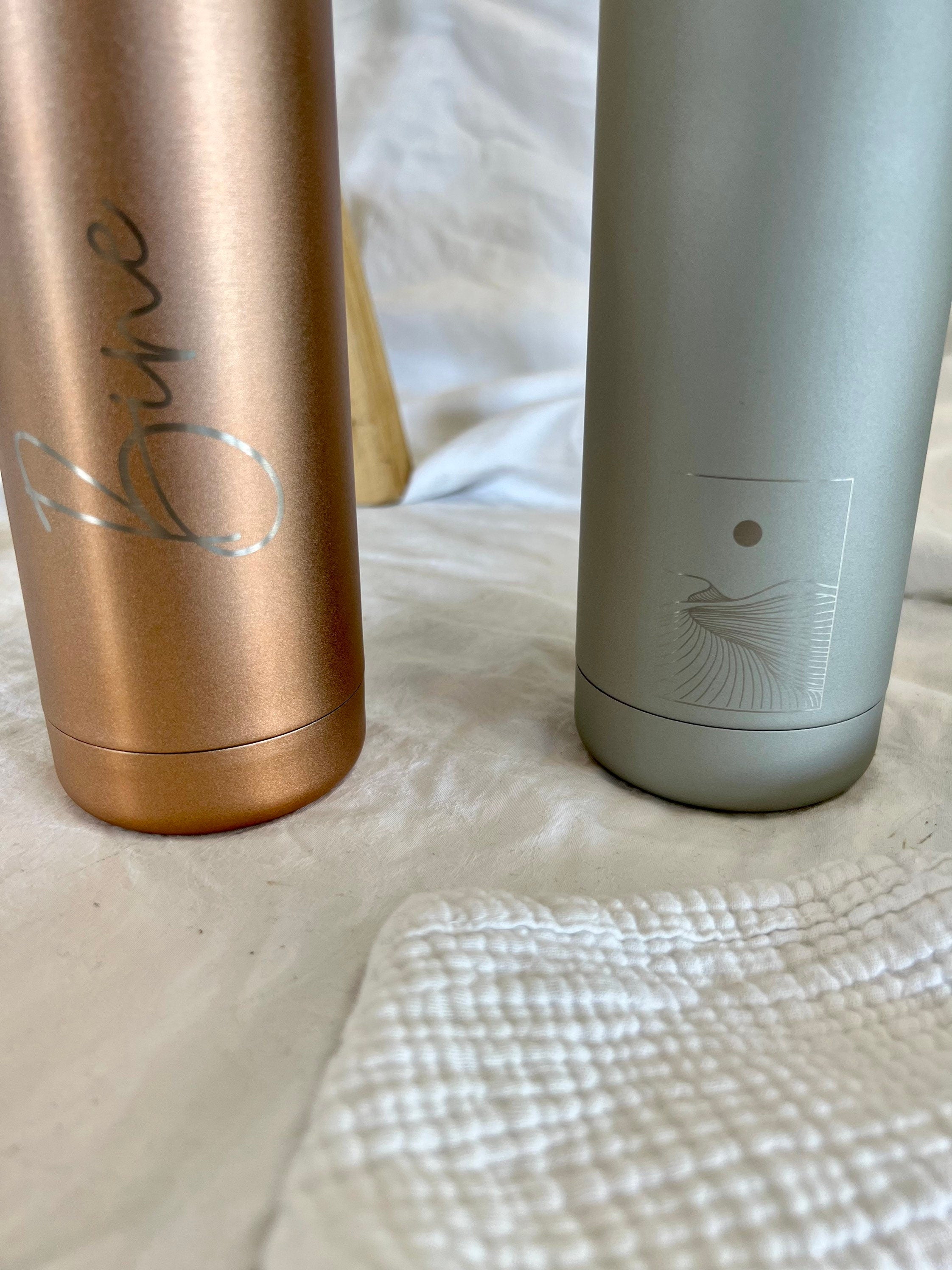 Trinkflasche vakuum Edelstahl - Personalisiert