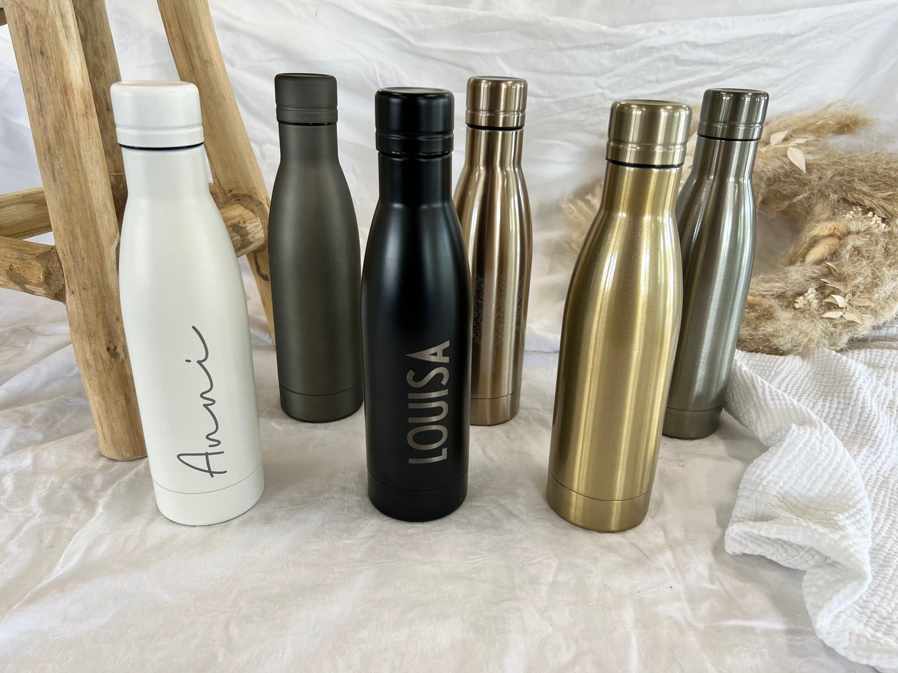 Trinkflasche Isolierflasche Thermo Kupfer Edelstahl - Personalisiert